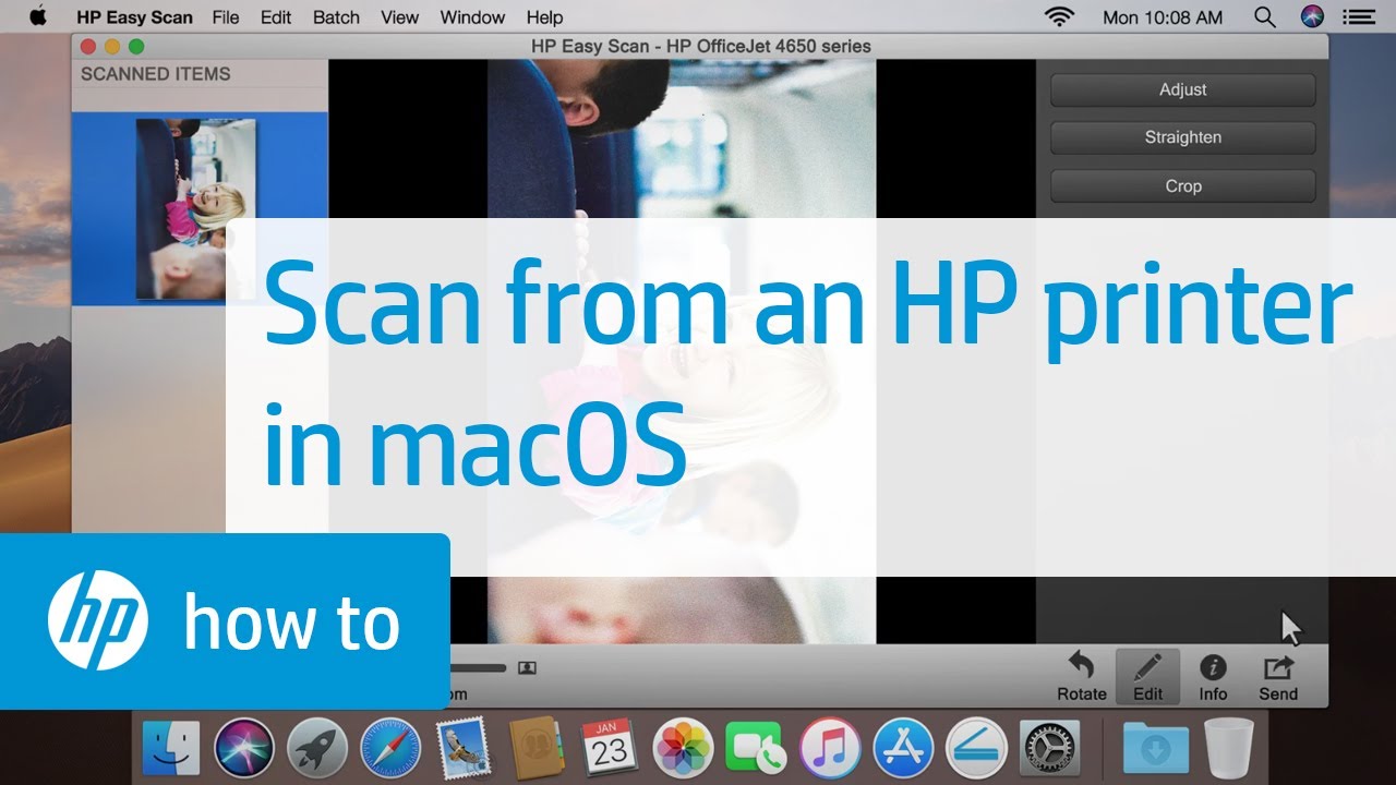hp envy 5530 scan to computer mac high sierra